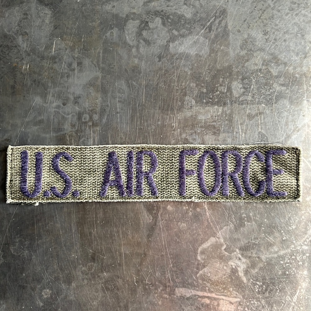 U.S. AIR FORCE embroidered tape patch - Vintage